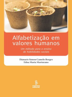 cover image of Alfabetização em valores humanos